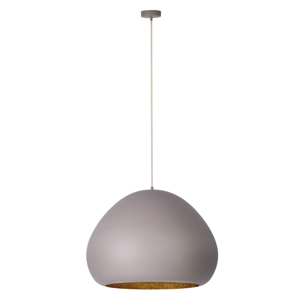 Wisząca lampa kuchenna Lava 41080 Sigma metalowa szara złota