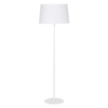 Podłogowa lampa salonowa Maja 2919 TK Lighting z tkaniny z abażurem biała