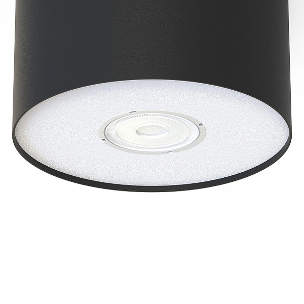 Sufitowa plafoniera do kuchni POINT 7603 czarny downlight okrągły