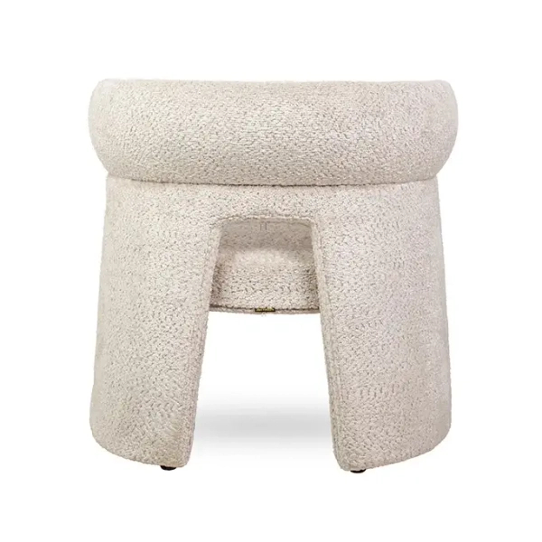 Nowoczesny fotel wypoczynkowy MADAME MM001501100359 beżowy tkanina 74cm