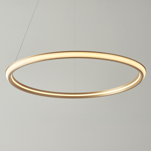 Ledowy ring wiszący L&-1102254 Light& 41W 3000K pierścień złoty