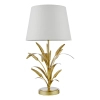 Designerska stołowa lampa Phaedra PHA4235 kłosy do salonu złote białe