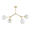 Molekułowa sufitowa lampa Fairy 6470 TK Lighting szklane klosze kule złota