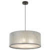 Lampa zwisowa do gabinetu Earth 4654 round walec okrąg grafitowa
