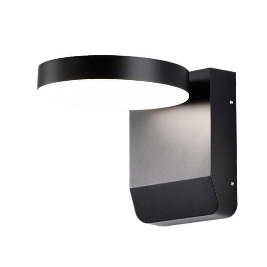 Ścienny kinkiet zewnętrzny IVER AZ5703 LED 20W 3000K IP54 ciemny szary