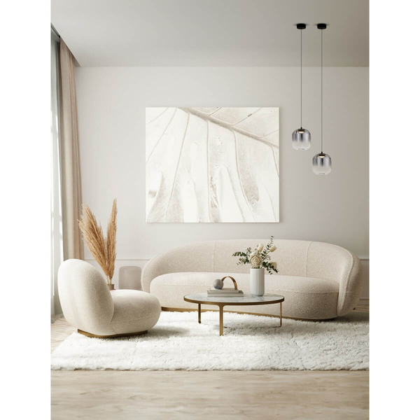 Wisząca lampa do salonu ANUCO LE44610 LED 3W 3000K szklana szara