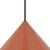 Zwieszana lampa stożkowa ZENITH 11483 terakota