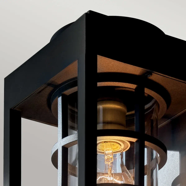 Industrialna lampa zewnętrzna Hone KL-HONE-M-BKT IP44 czarna