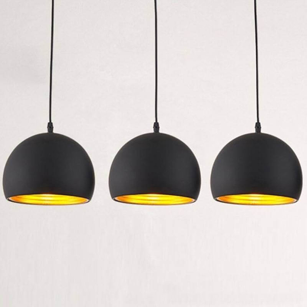 Lampa zawieszana Retro ABR-LWGEO1 Abruzzo zwis czarna złota