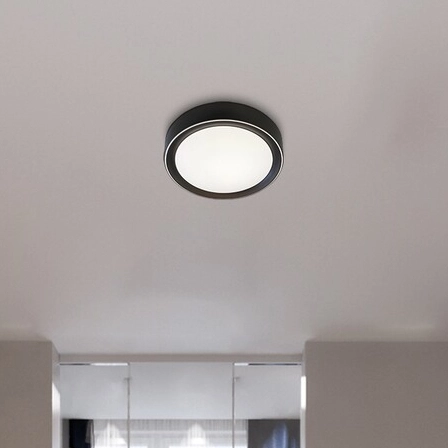 Plafoniera LAMPA sufitowa MOKKA 2987 Rabalux okrągła OPRAWA plafon LED 24W 3000K - 6000K z pilotem brązowy