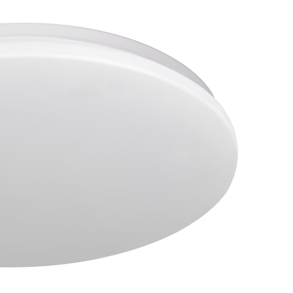 Łazienkowa lampa sufitowa Adar okrągła LED 12W 4000K plafon biały