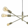 Molekułowa lampa wisząca Alana ALA0675 Dar Lighting sticks mosiądz