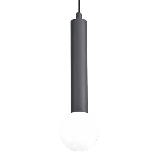 Podłużna lampa wisząca Filano PND-33574-1-BK tuba czarna