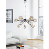 Lampa wisząca DIXI 39-65018 szklana kule siatki sticks chrom przezroczyste