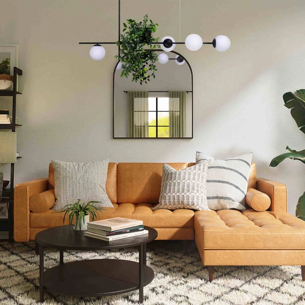 Dekoracyjna lampa wisząca VUELTA K-4737 zwis z kwietnikiem czarny