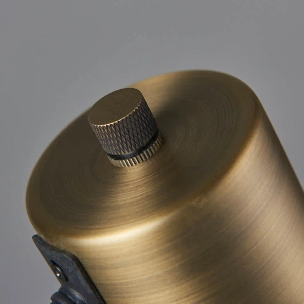 Lampa stojąca metalowa Mayfield 95464 mosiądz czarny