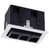 Wpust LAMPA sufitowa HARPER SL74113/6W S-WH Italux prostokątna OPRAWA metalowa LED 6W 3000K wpuszczana czana biała
