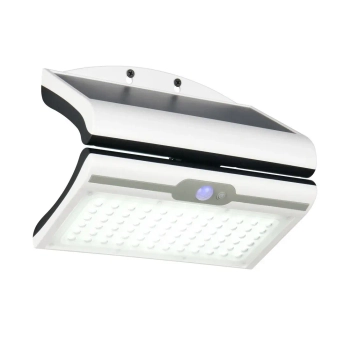 Elewacyjny kinkiet solarny MACAPA R23066101 LED 5W 4000K IP44 biały szary