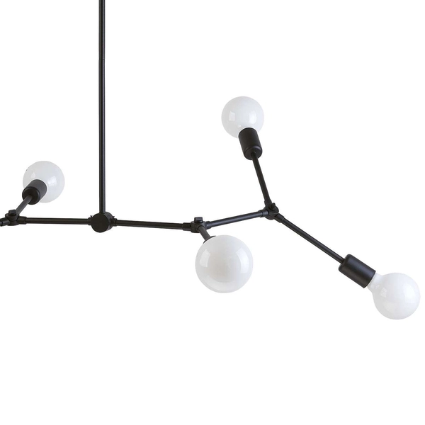 LAMPA wisząca TWIG 9138 Nowodvorski industrialna OPRAWA metalowy ZWIS molekuły czarne