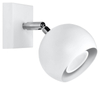 Kinkiet LAMPA ścienna SL.0437 regulowana OPRAWA reflektorek kula ball biała