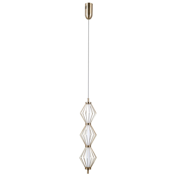 Potrójna lampa wisząca Sevil PND-34403-3V-HBR LED 45W 3000K diament złoty