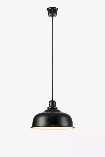 Wisząca lampa jadalniana Port nad stół czarna industrial