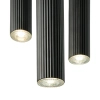Potrójna lampa wisząca Vico 2412123003 tuby metalowe czarne