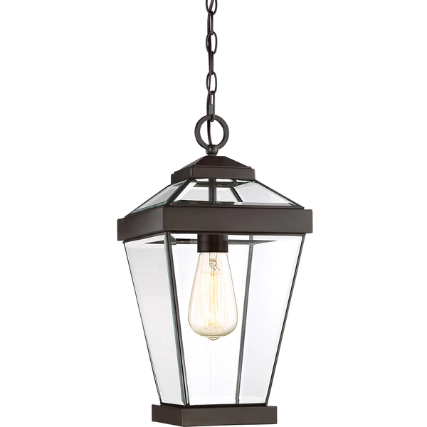Zewnętrzna lampa wisząca Ravine QZ-RAVINE8-M na łańcuchu IP44 brązowa