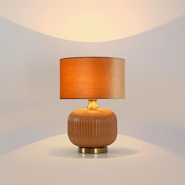 Stołowa lampka z abażurem Tamiza LP-1515/1T small gold Light Prestige złota