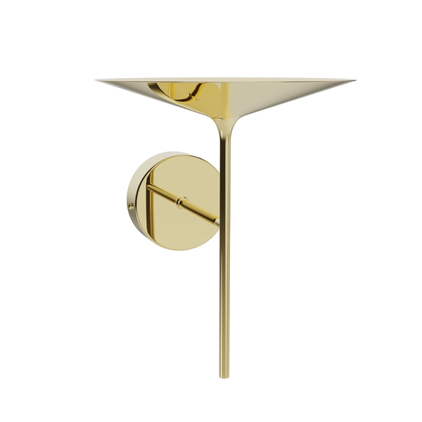 Nowoczesna lampa ścienna Hana W0304 kinkiet do holu LED 6W 3000K złoty