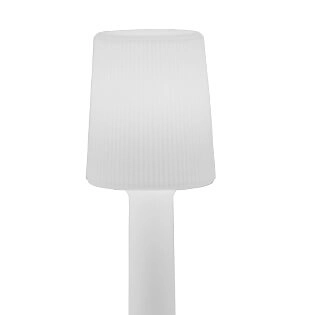 Nowoczesna lampa stojąca Carmen LUMCR165WLNW King Home IP54 na taras biała