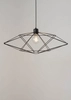 Industrialna lampa wisząca Vario do jadalni druciana czarna