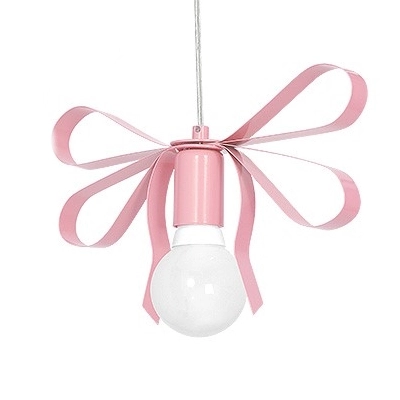 Dziecięca lampa wisząca EMMA MLP1040 Milagro kaskada kokardki jasnoróżowe