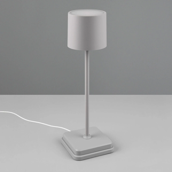 Stołowa lampka ściemniana Fernandez R54096177 LED IP54 1W 2700-600K biały