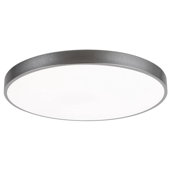 LAMPA sufitowa TESIA 3317 Rabalux nowoczesny plafon LED 60W 3000K - 6000K z pilotem srebrny