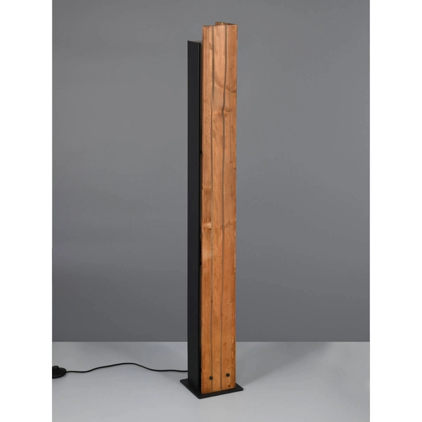 Stojąca lampa podłogowa do sypialni KARUNI 463300330 Trio słupek brązowy