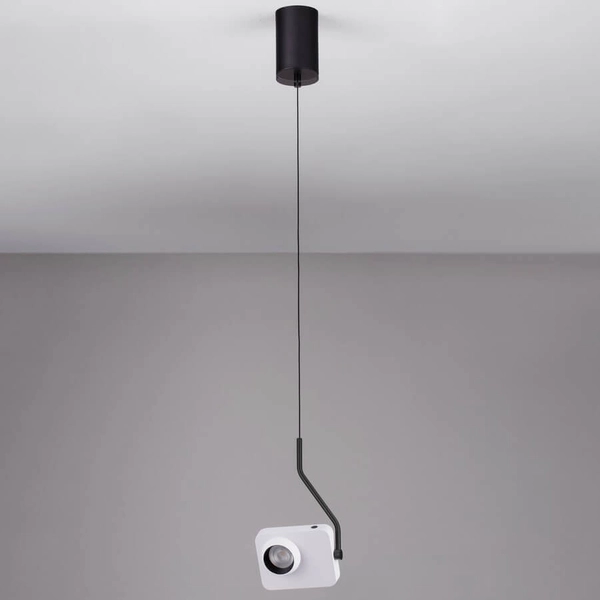 Lampa wisząca PARINAS LE44502 LED 9W 3000K biała z regulacją czarna