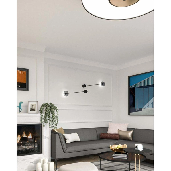 Kinkiet LAMPA ścienna FURANO 7820 Shilo metalowa OPRAWA pręty LED 6W 3000K loftowa amadeo czarna