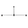 Sufitowa lampa DAKATA 5634 outlet metalowa tuby czarne