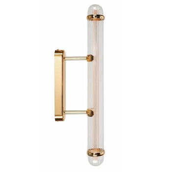 Podłużny kinkiet ścienny Filo ABIGALI-FILO sopel LED 20W 3200K biały złoty