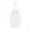 Pleciona lampa zweszana Boho ABR-LW12-BH-E27 Abruzzo brązowa