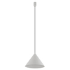 Zwisowa lampa z kloszem Zenith 10878 Nowodvorski nad stół jedwabisty szary