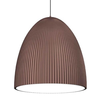 Regulowana lampa zwisowa Gandra 5040 Shilo do jadalni brązowa