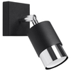 Kierunkowa lampa ścienna SL.1064 do czytania czarna chrom