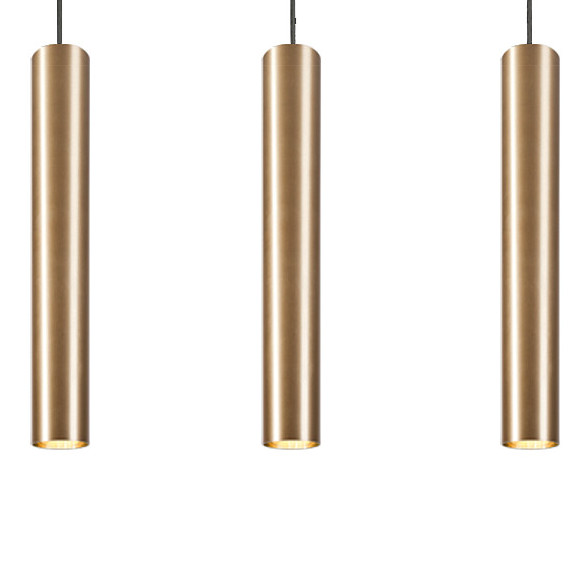 LAMPA wisząca EYE III 7863 Nowodvorski metalowa OPRAWA tuby zwis mosiądz