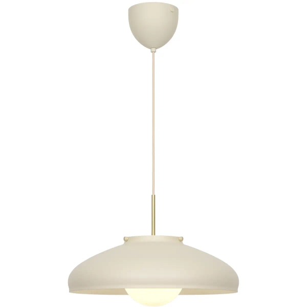 Lampa wisząca nad stół Latif 2520123009 owalny szkło opalowe beżowy