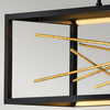 Lampa wisząca podłużna QN-STYX-LED-ISLE-BG LED 55W czarna