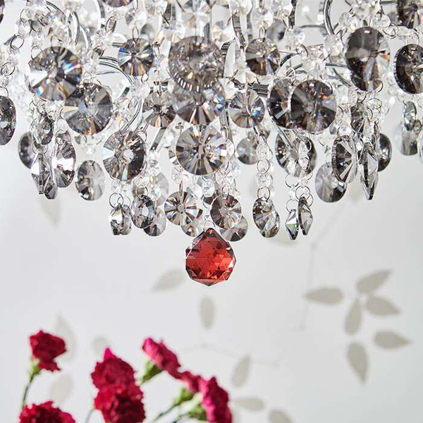 LAMPA wisząca HIDDEN GEM 107415 Markslojd kryształowa OPRAWA zwis glamour crystal przezroczysty przydymiony