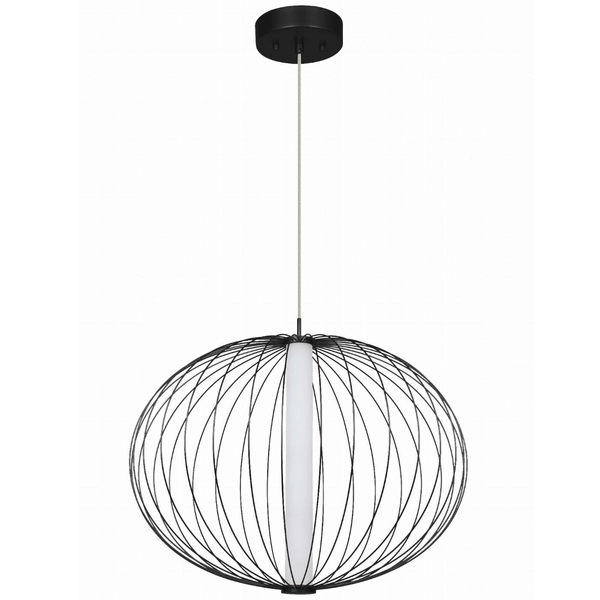 Loftowa lampa wisząca TREVISO LP-798/1P S3 BK Light Prestige LED 18W 3000K okrągła oprawa metalowy zwis kula czarna