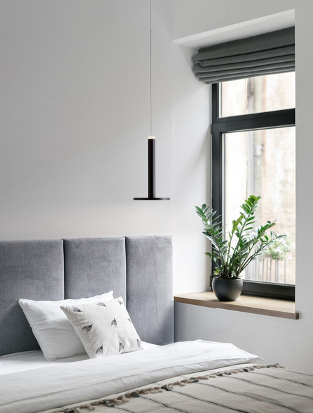 Loftowa lampa wisząca ESQUEL LE42735 LED 11W 3000K nad wyspę czarna